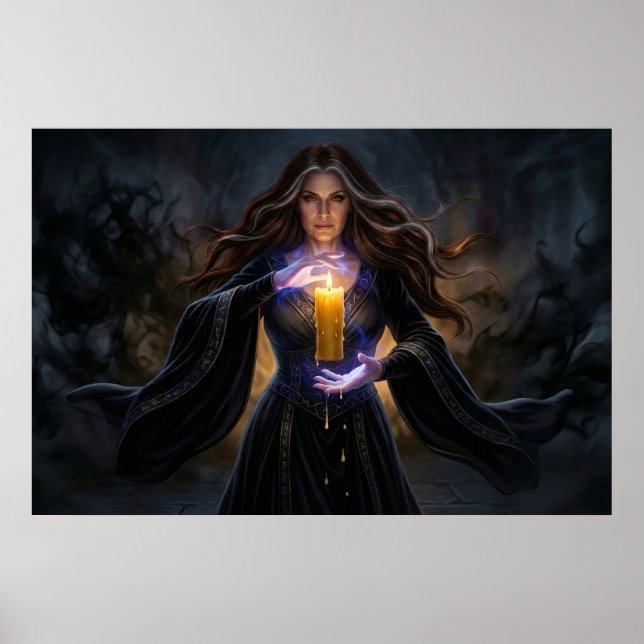 Poster Feiticeira da Vela Arcana (Frente)