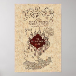 Poster Feitiço Harry Potter | Mapa do Maroto