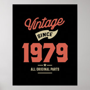 Poster Feito Em Aniversário De 1979