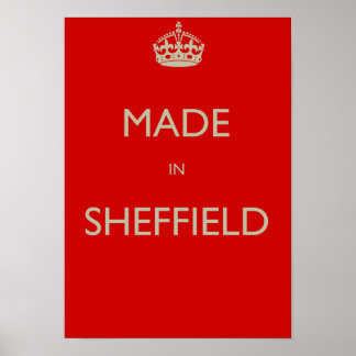 Póster Feito em Sheffield