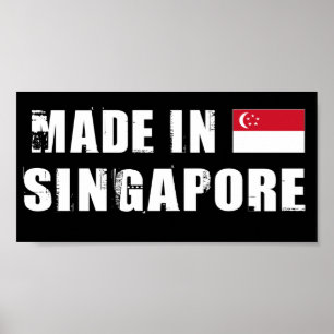 Poster Feito em Singapura