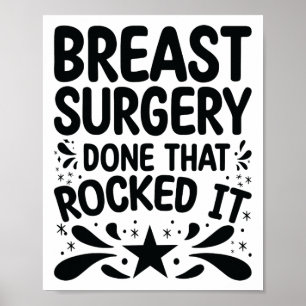 Poster Feito Isso - Cirurgia De Sobrevivência Da Mama Por