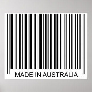 Póster Feito na Austrália