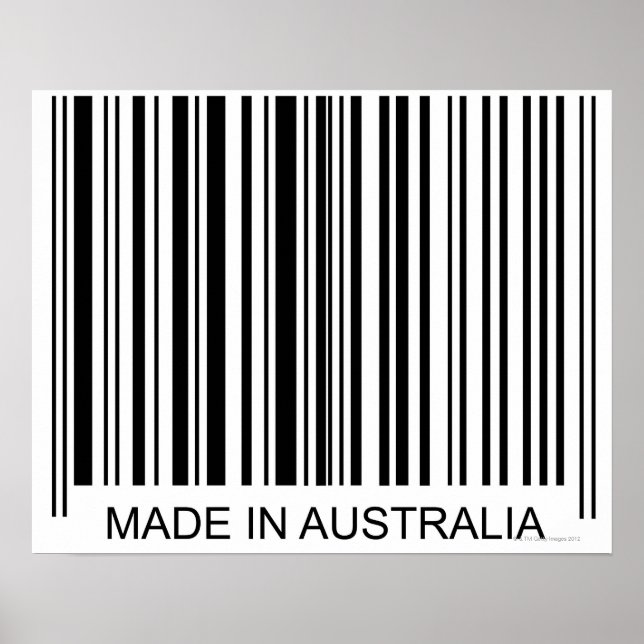 Póster Feito na Austrália (Frente)