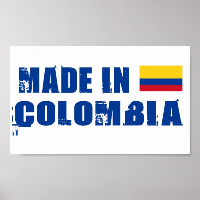 Póster Feito na Colômbia (Frente)