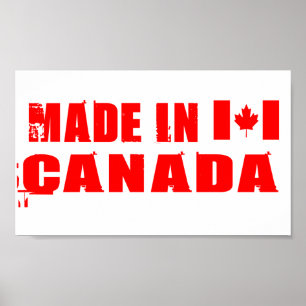 Poster Feito no Canadá