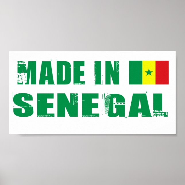 Póster Feito no Senegal (Frente)