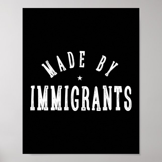 Poster Feito Por Imigrantes (Frente)