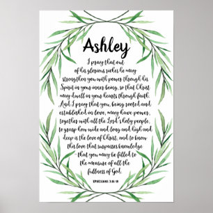 Poster feito sob encomenda da oração da