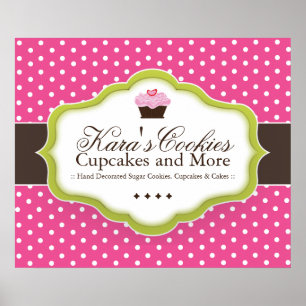 Poster feito sob encomenda da padaria