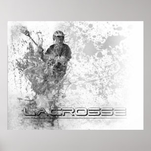 poster feito sob encomenda do Splatter do Lacrosse