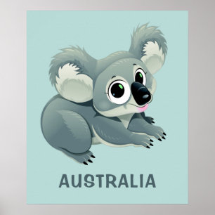 Poster feito sob encomenda do texto do Koala
