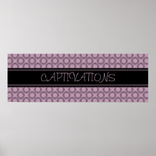 Poster feito sob encomenda V2 dos bonés circulare