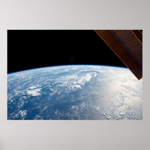 Poster Feixes De Sol Ao Longo Das Águas Do Oceano Pacífic