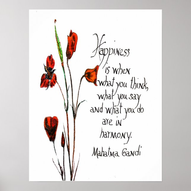 Póster Felicidade (Frente)