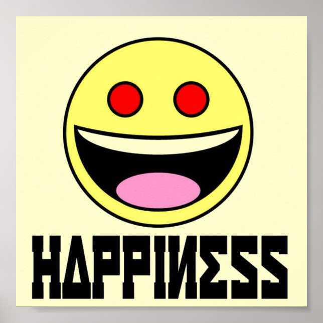 Póster Felicidade (Frente)