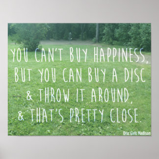 Póster Felicidade DGM em um disco