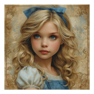 Póster Felicidade do País das Maravilhas de Alice: Capric