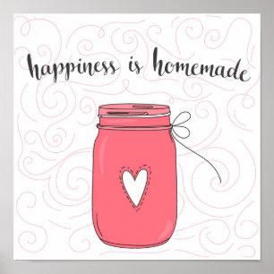 Poster Felicidade é caseira