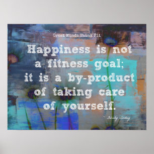 Póster Felicidade e malhação!