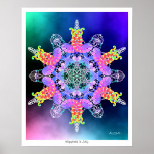 Poster Felicidade é suculenta