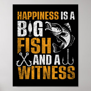 Poster Felicidade É Um Grande Peixe E Uma Testemunha