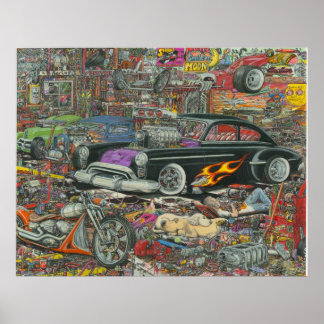 Póster Felicidade não organizada