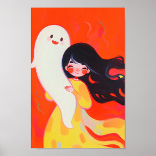 Poster Felicidade Pequeno Fantasma