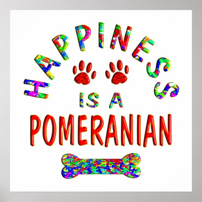 Poster Felicidade Pomeraniana (Frente)