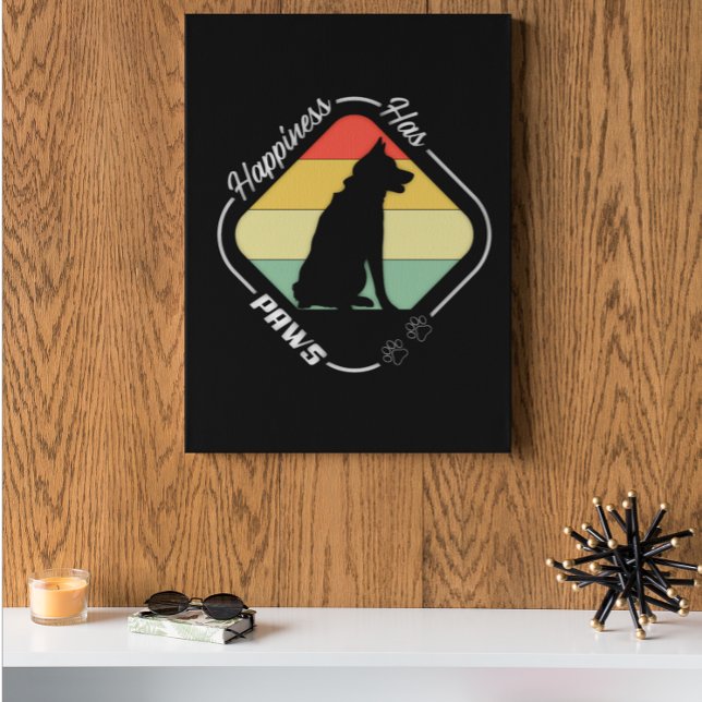 Poster Felicidade tem patas Design (Criador carregado)