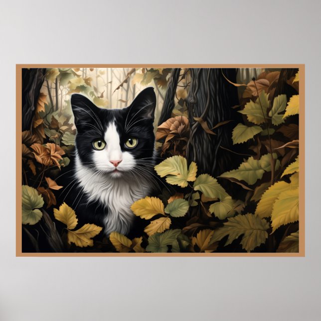 Poster Feline Adventures in the Forest (Frente)