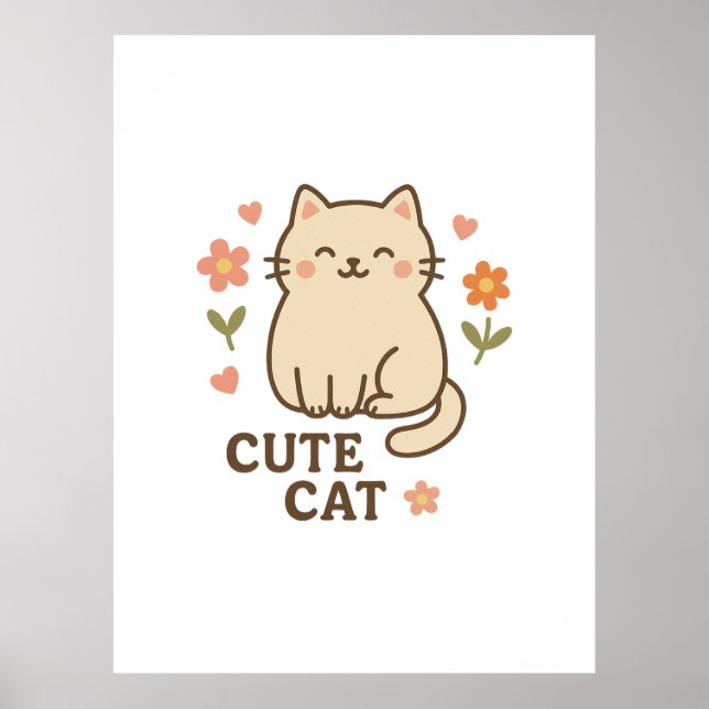 Poster Feline in Bloom (Frente)