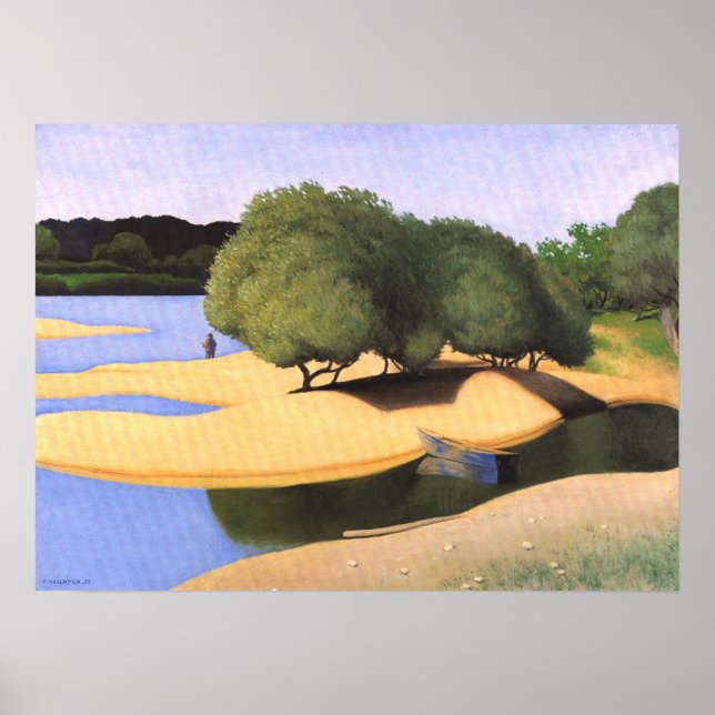 Póster Félix Valloton - areias no bordo do Loire (Frente)