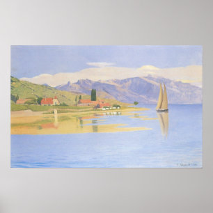 Póster Felix Vallotton - O porto de Pully
