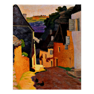 Póster Felix Vallotton - Paisagem Rocamadour