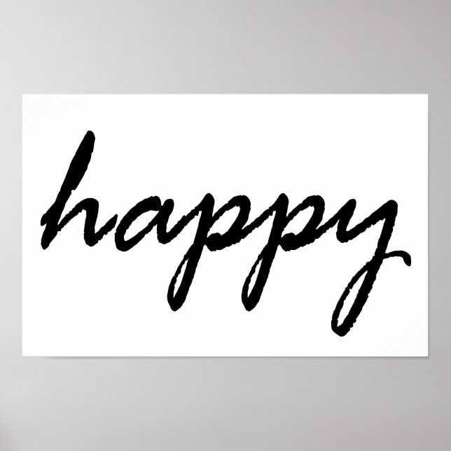 Poster Feliz (Frente)