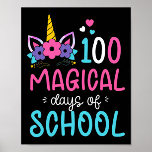 Poster Feliz 100º Dia 100 Dias Mágicos De Escola