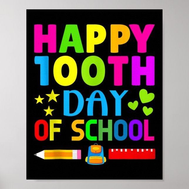 Poster Feliz 100º Dia de Estudantes Professores Jovens Pr (Frente)