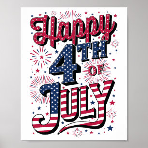 Poster Feliz 4 De Julho