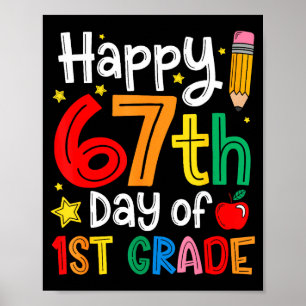 Poster Feliz 67º Dia De Professor Do 1º Ano Aluno Seis Se