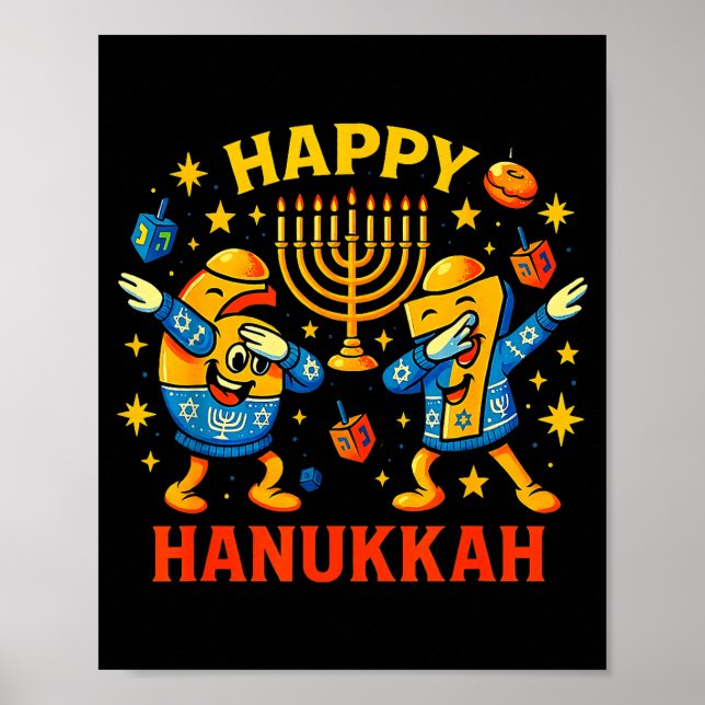 Poster Feliz 67 Hanukkah Design de Meme de Férias Engraça (Frente)