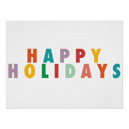 PÓSTER FELIZ AMOR JOY | NATAL COLORIDO