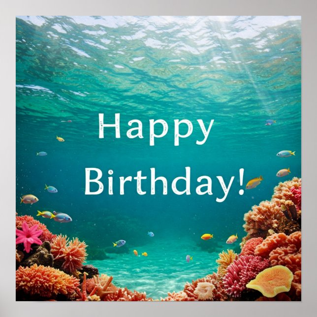 Poster Feliz aniversário! (Frente)