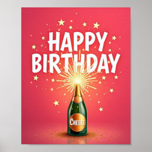 Poster Feliz aniversário