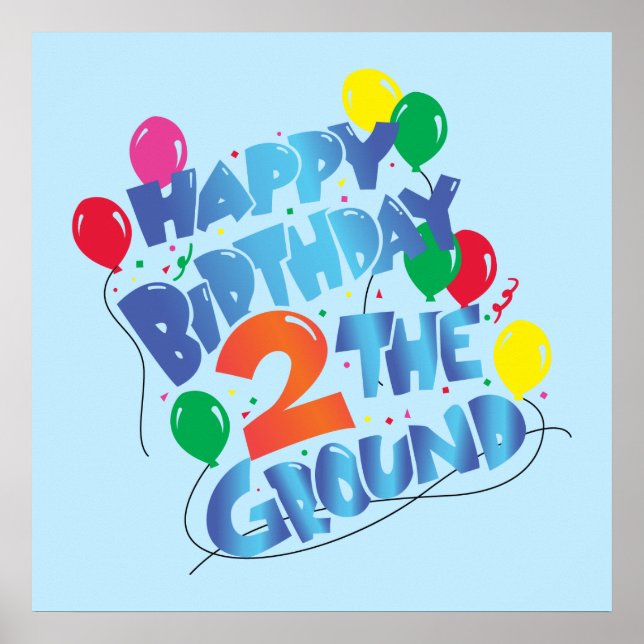 Poster Feliz aniversário (Frente)