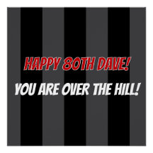 Feliz Aniversário De 80, Você Está Sobre O Morro.