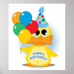 Póster Feliz Aniversário Duque