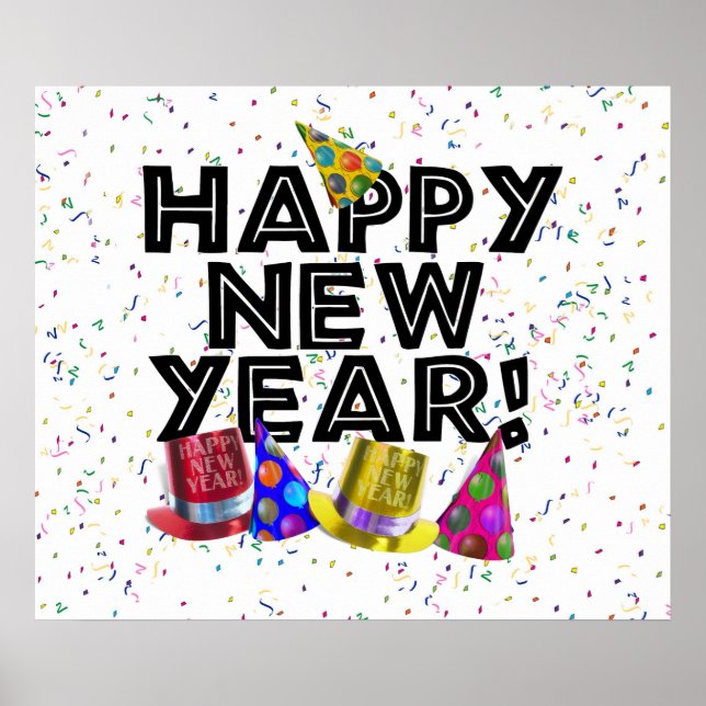 PÓSTER FELIZ ANO NOVO! (Frente)