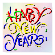 Poster feliz ano novo