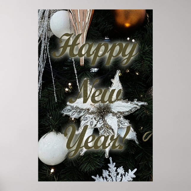 Poster Feliz ano novo (Frente)